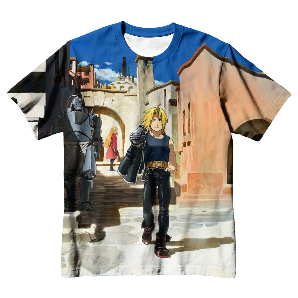 Fullmetalalchemist Elricbrothers Townwalk Anime Apparel