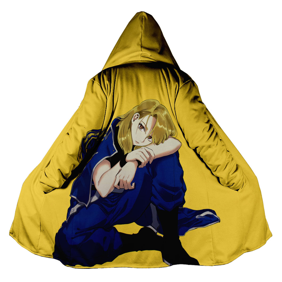 Fullmetalalchemist Rizahawkeye Contemplative Seated Anime Apparel
