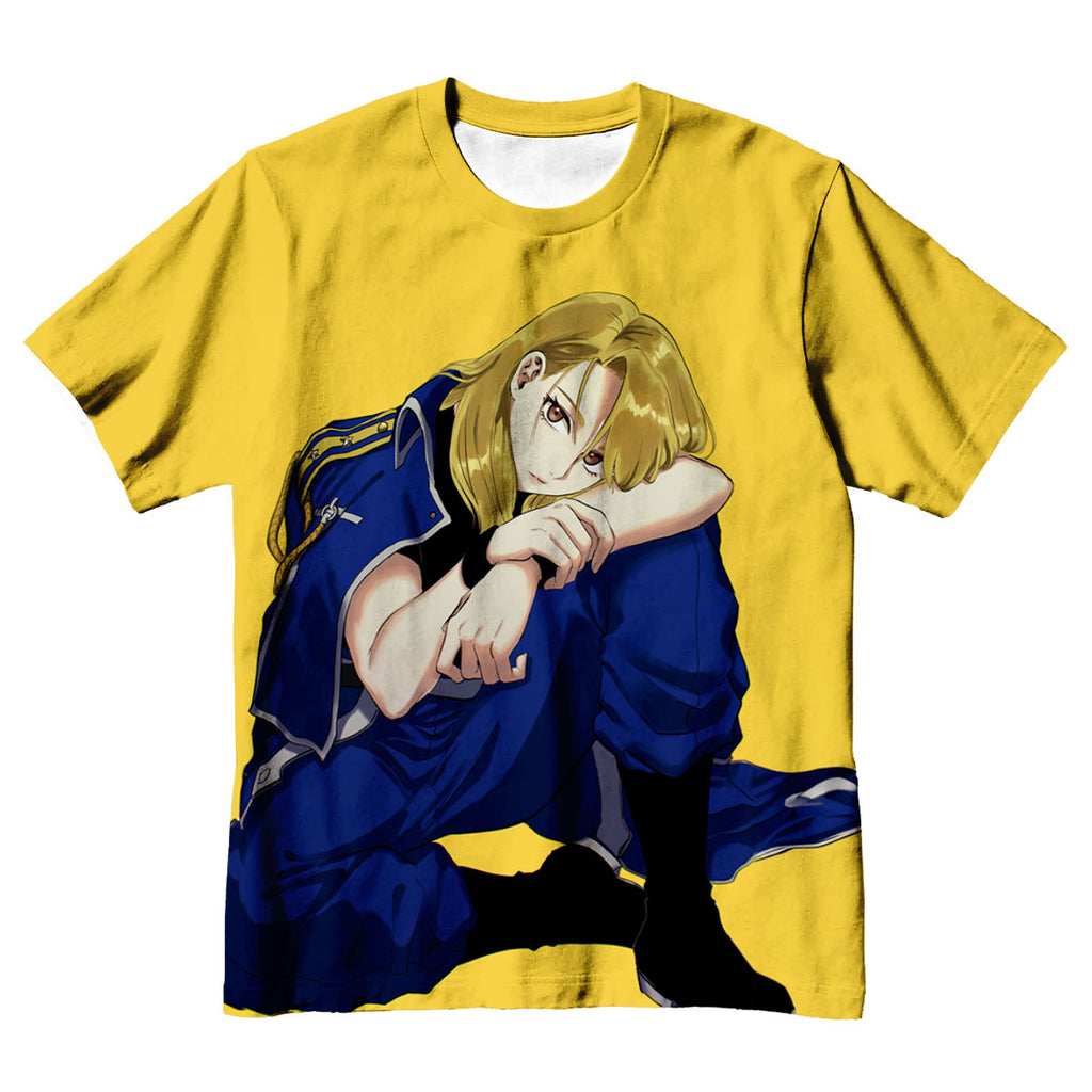 Fullmetalalchemist Rizahawkeye Contemplative Seated Anime Apparel
