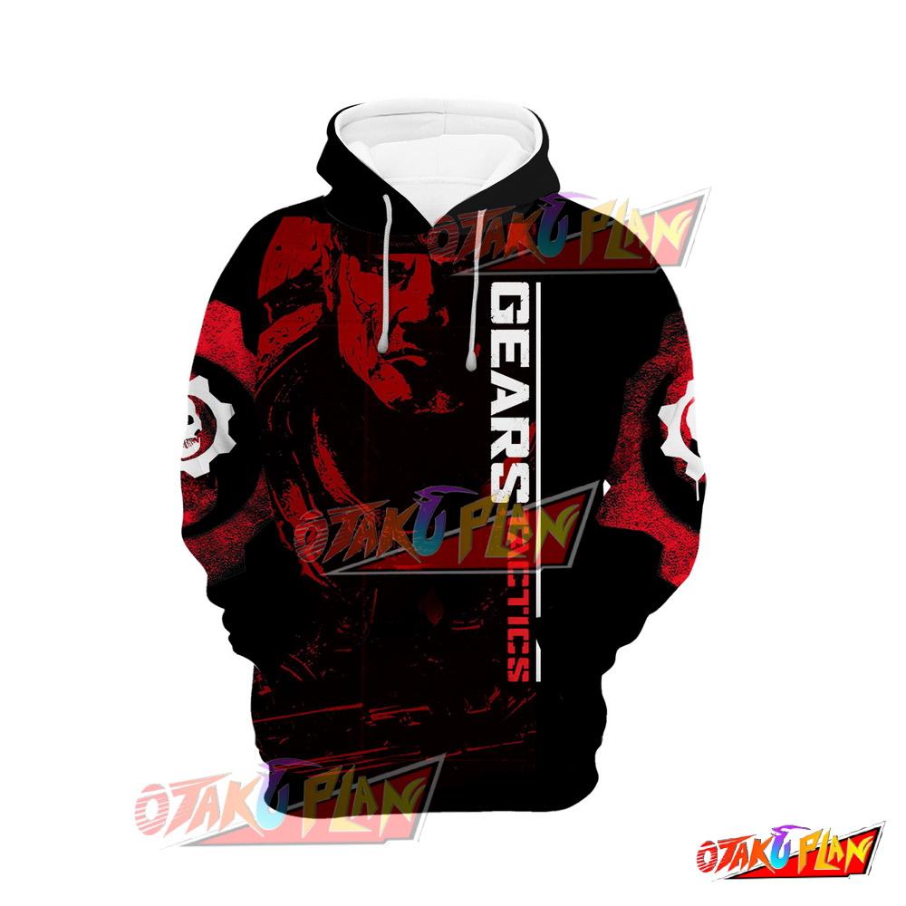 Gears Tactics Black and Red Hoodie