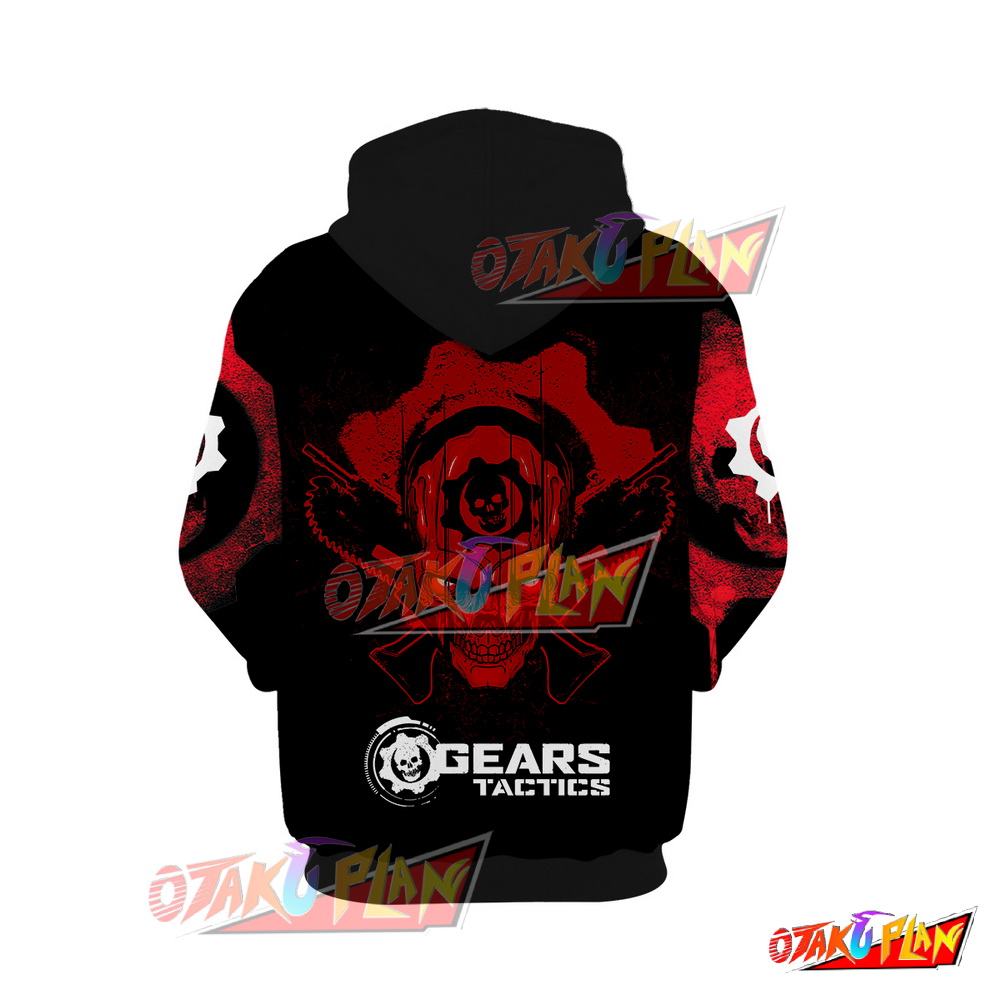 Gears Tactics Black and Red Hoodie