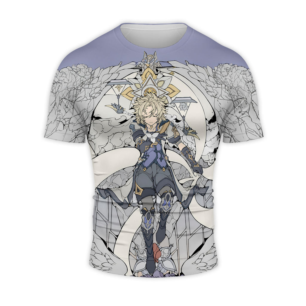 Genshin Albedo Beautiful Illustration Anime Apparel