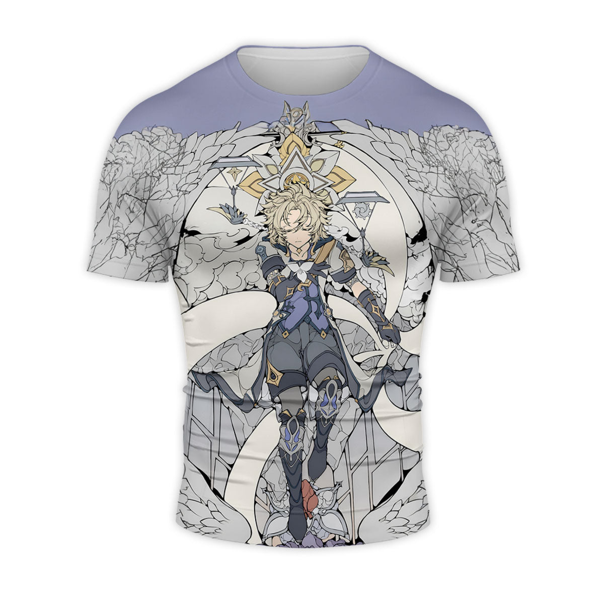 Genshin Albedo Beautiful Illustration Anime Apparel