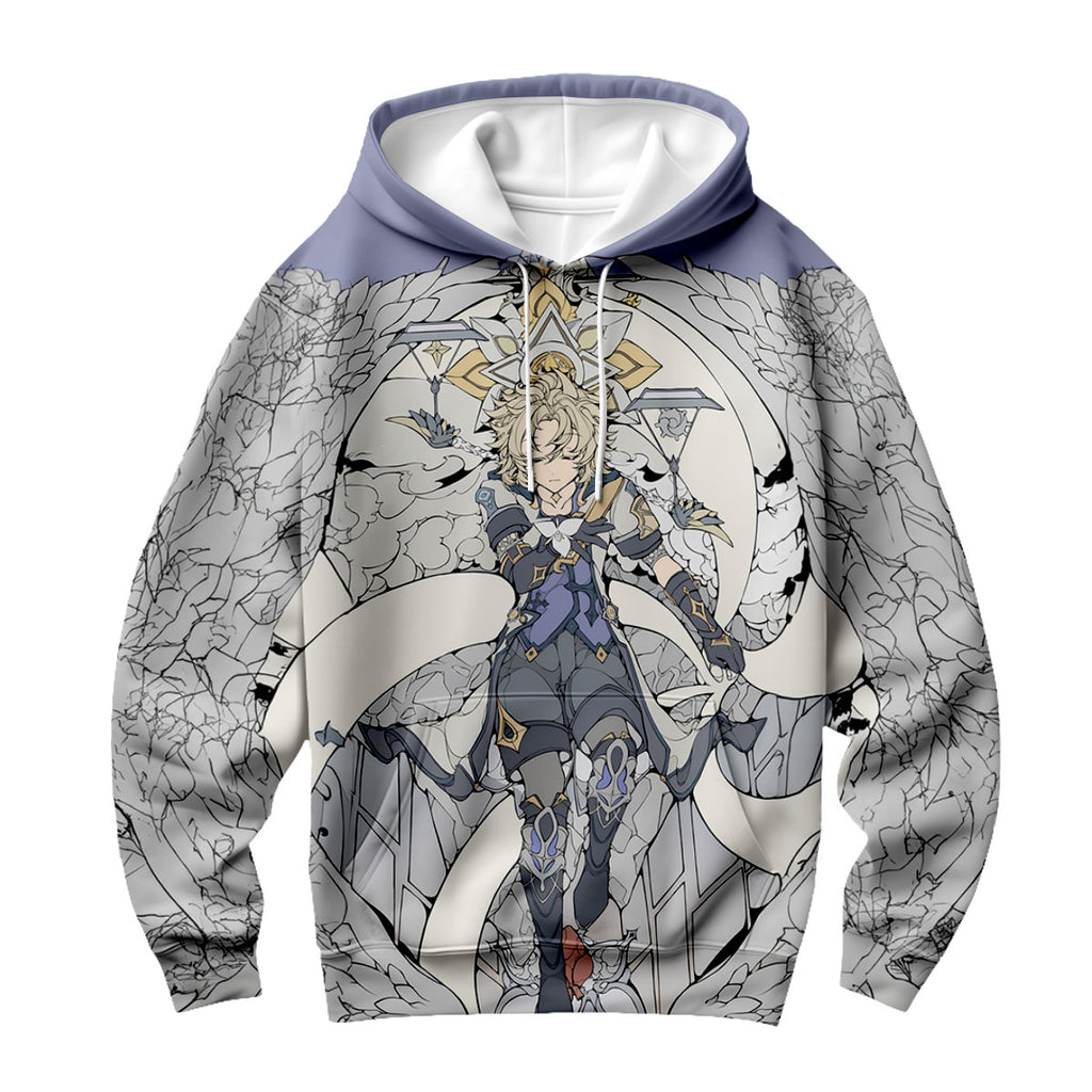 Genshin Albedo Beautiful Illustration Anime Apparel