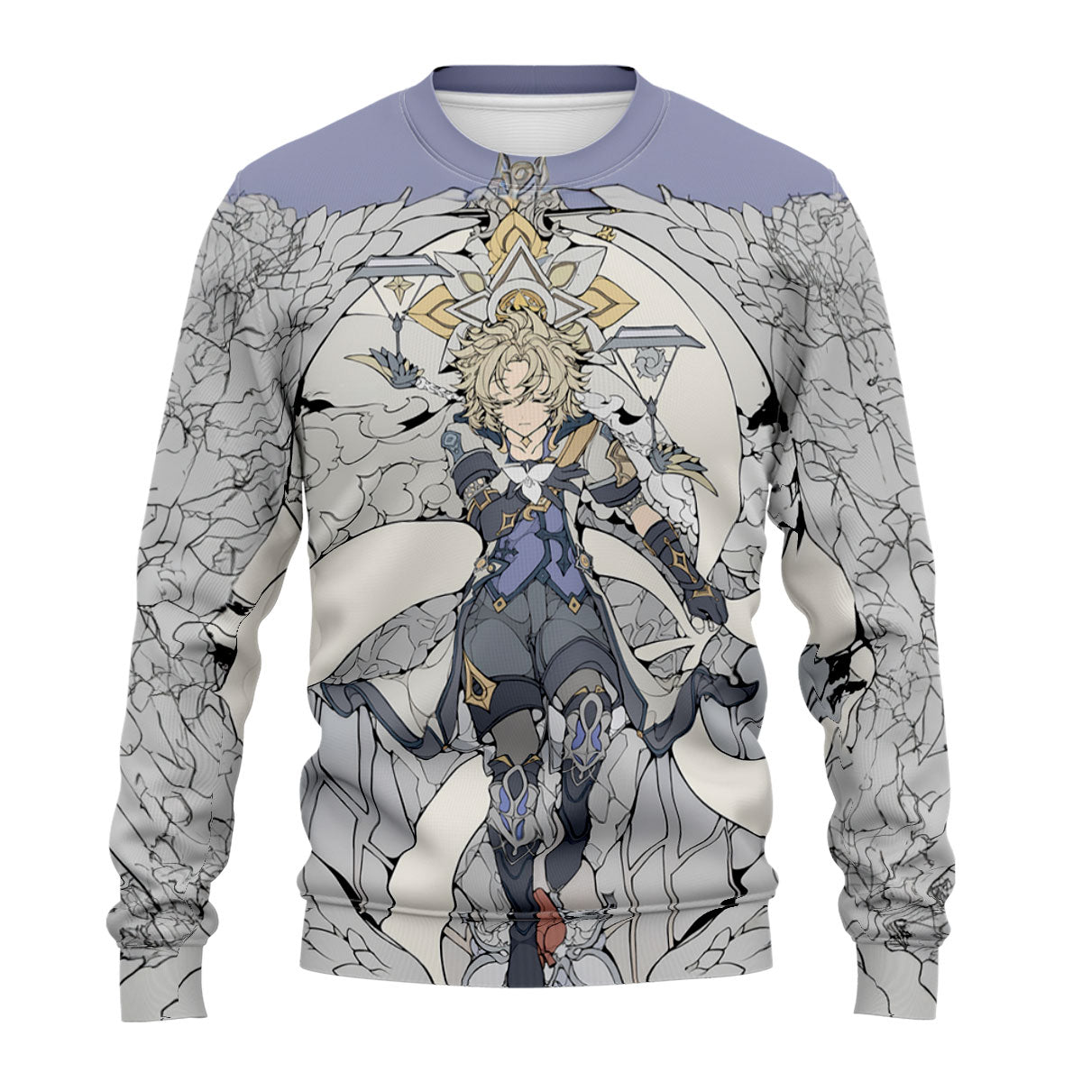 Genshin Albedo Beautiful Illustration Anime Apparel