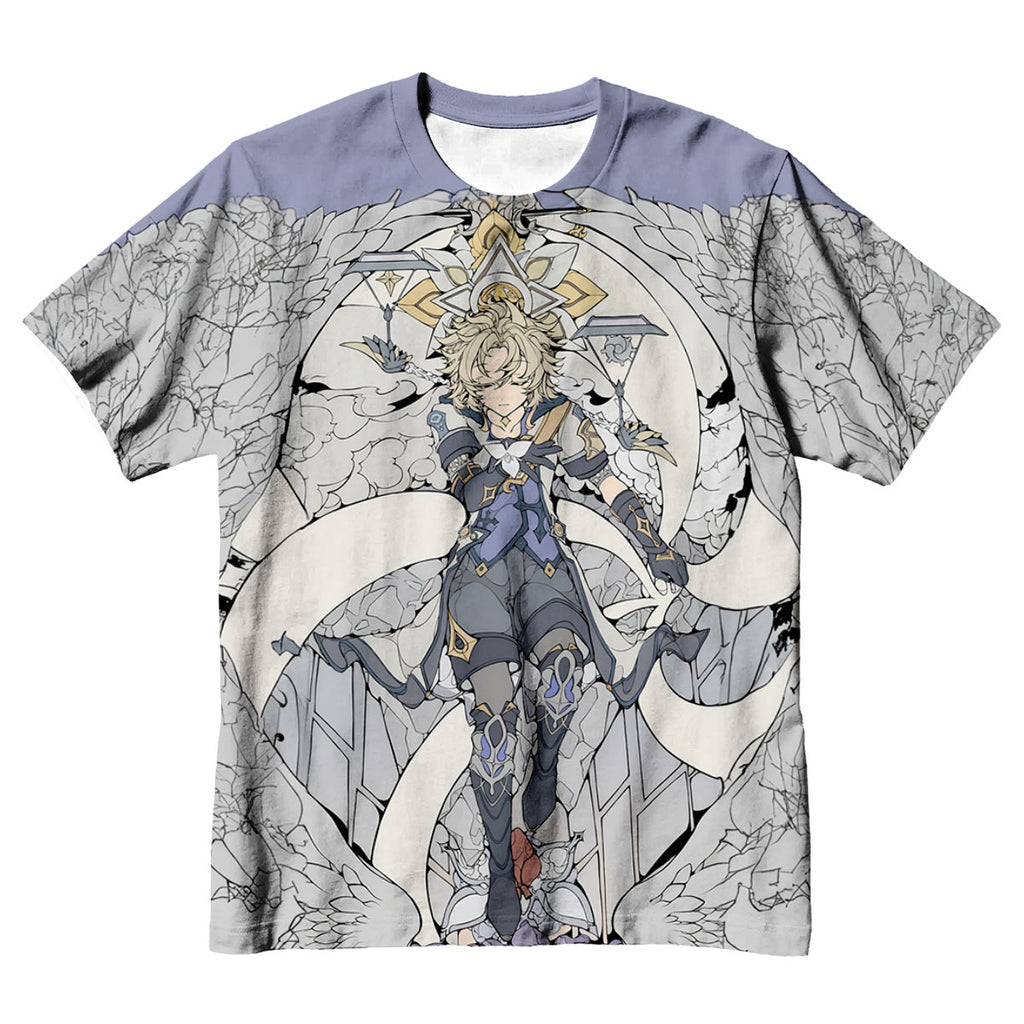 Genshin Albedo Beautiful Illustration Anime Apparel