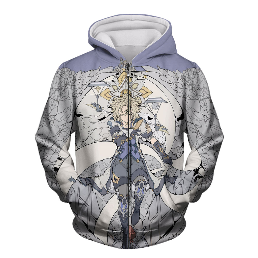 Genshin Albedo Beautiful Illustration Anime Apparel