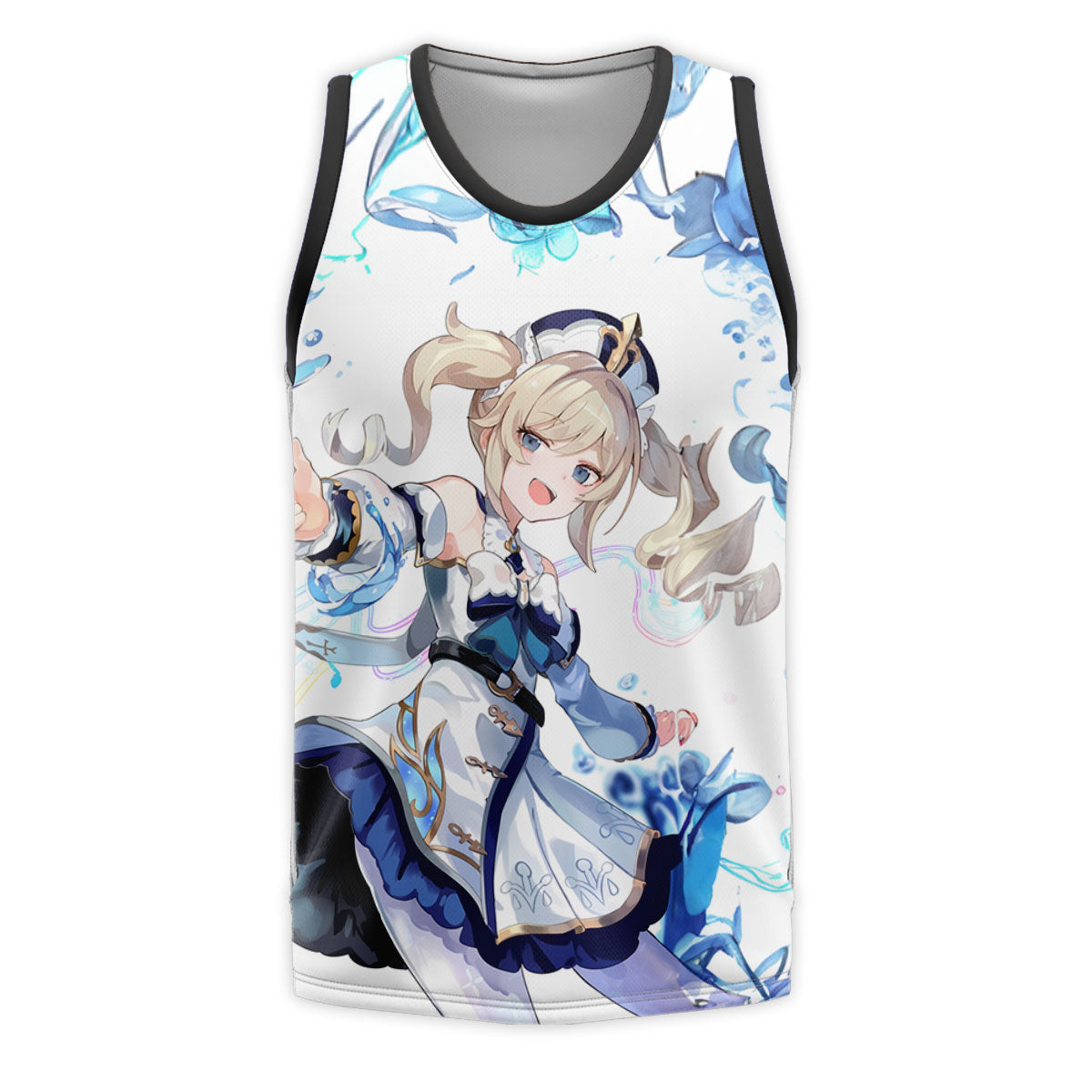 Genshin Barbara With Blue Effects Anime Apparel