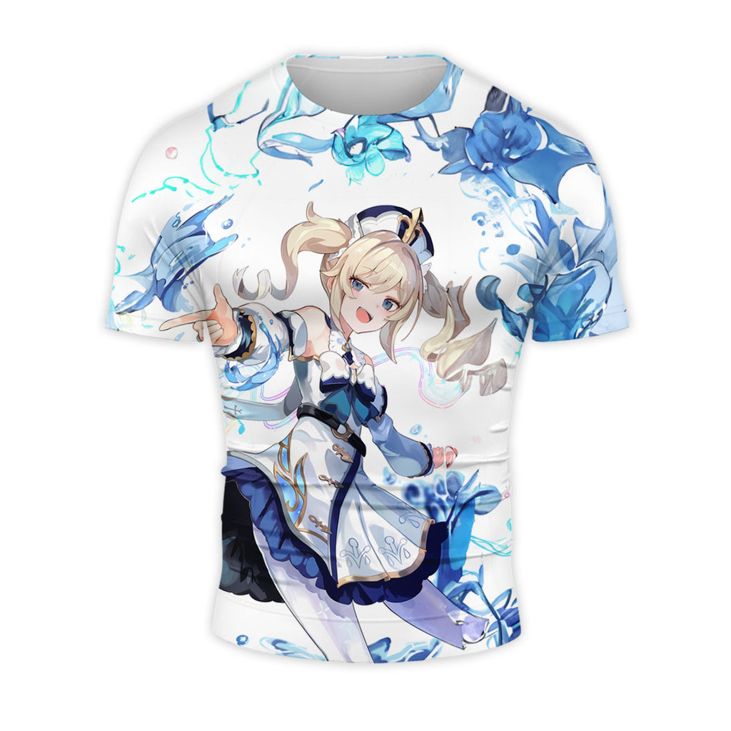 Genshin Barbara With Blue Effects Anime Apparel