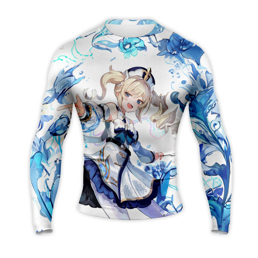 Genshin Barbara With Blue Effects Anime Apparel