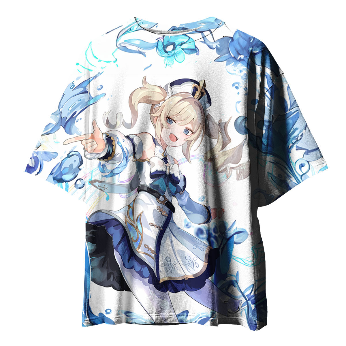 Genshin Barbara With Blue Effects Anime Apparel