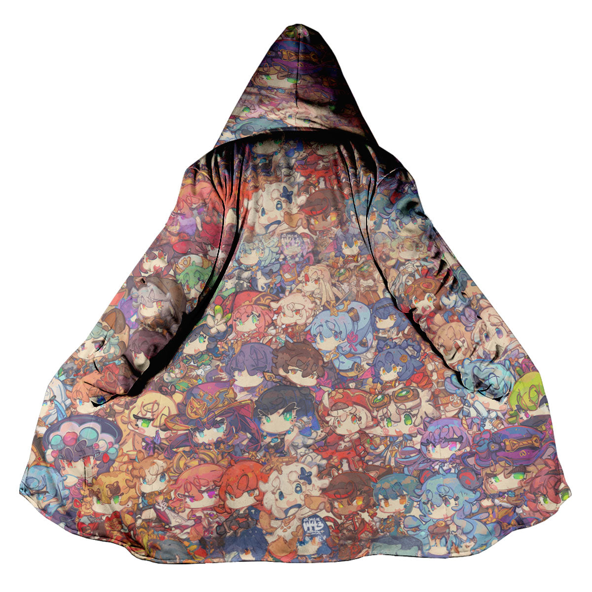 Genshin Character Collage Colorful Anime Apparel