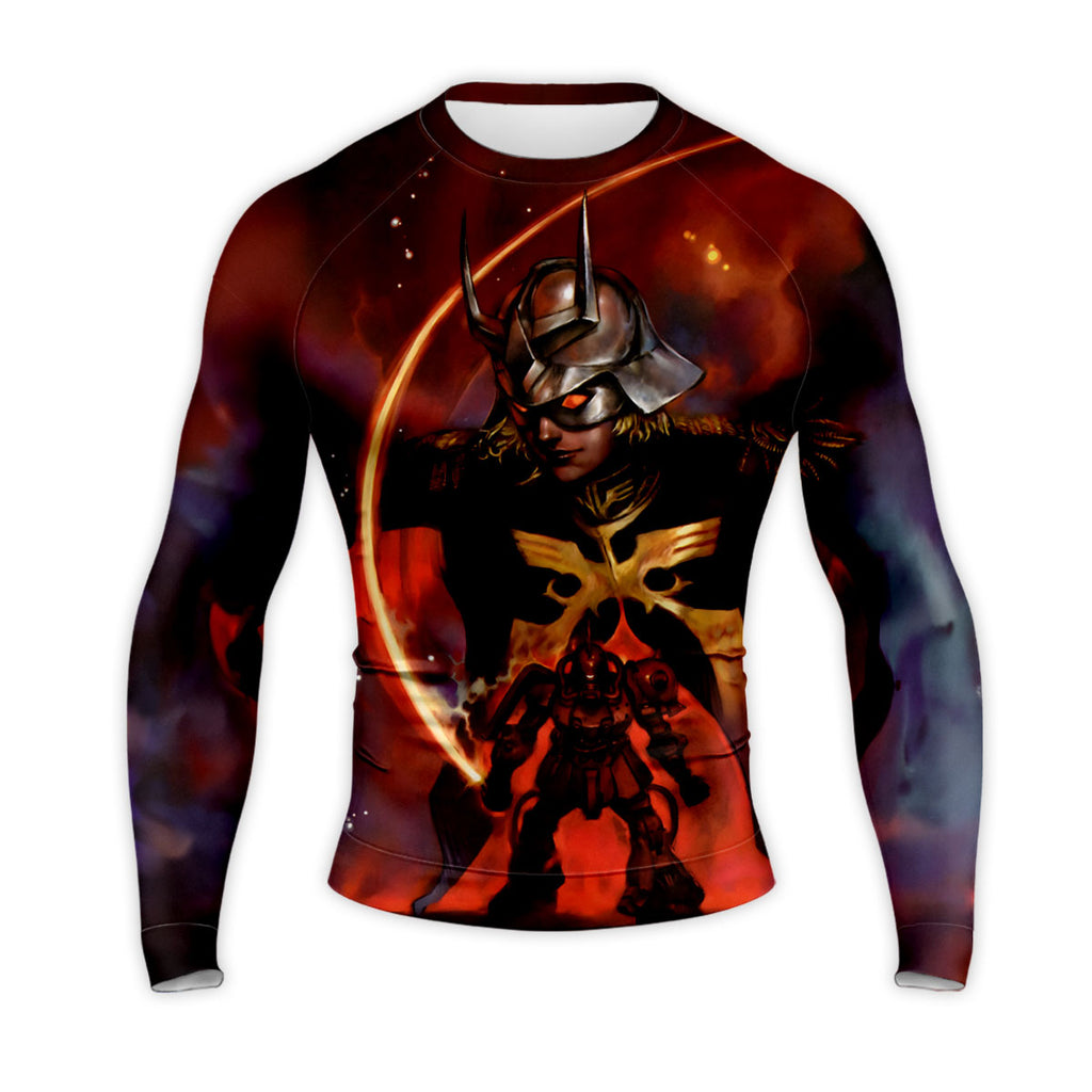 Gundam Char's Exclusive Zaku Illustration Anime Apparel