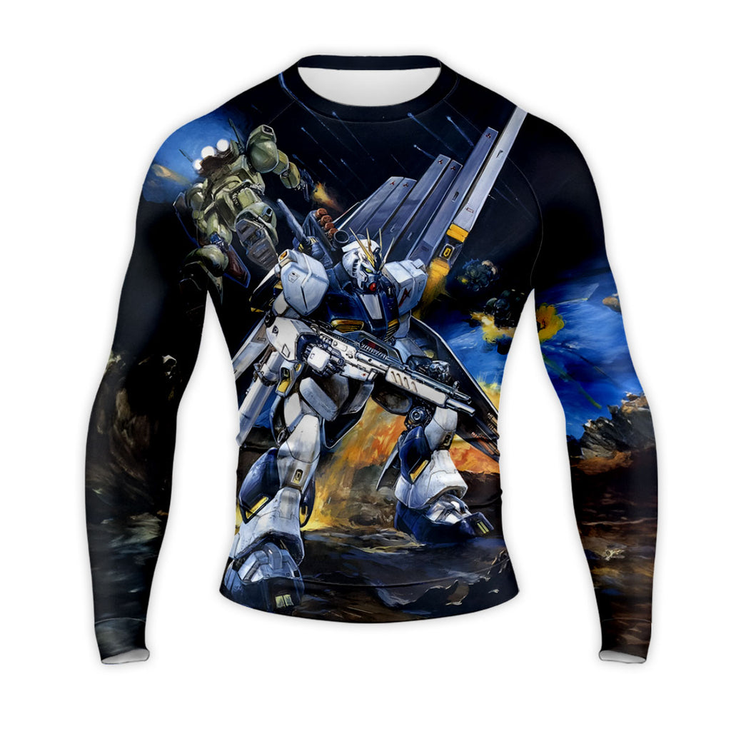 Gundam Rx-93 v Gundam Art Illustration Anime Apparel