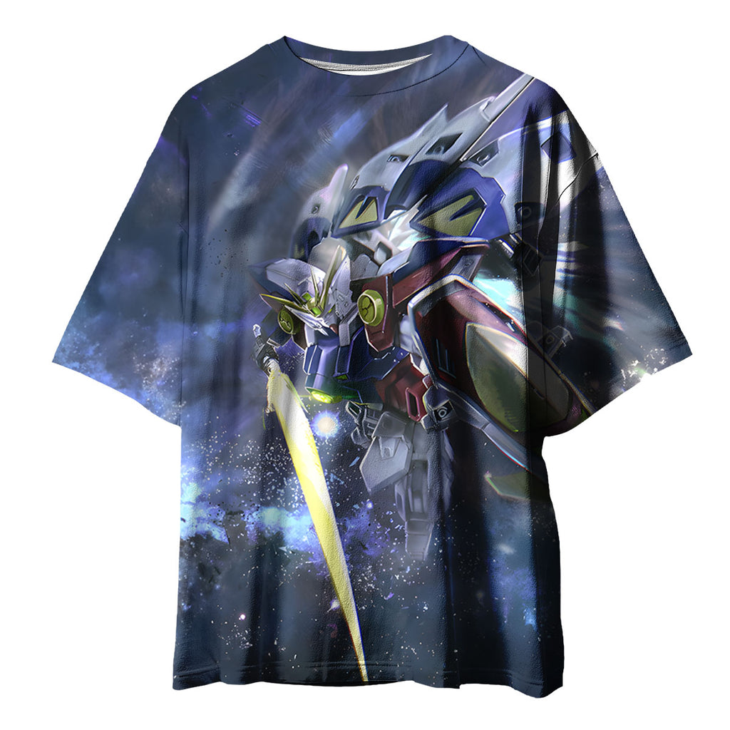Gundam Wing Zero Gundam Illustration Anime Apparel