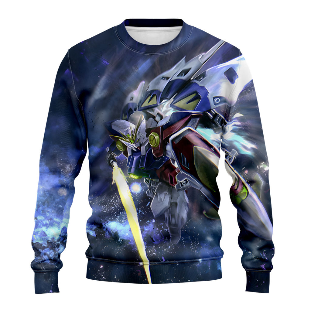 Gundam Wing Zero Gundam Illustration Anime Apparel