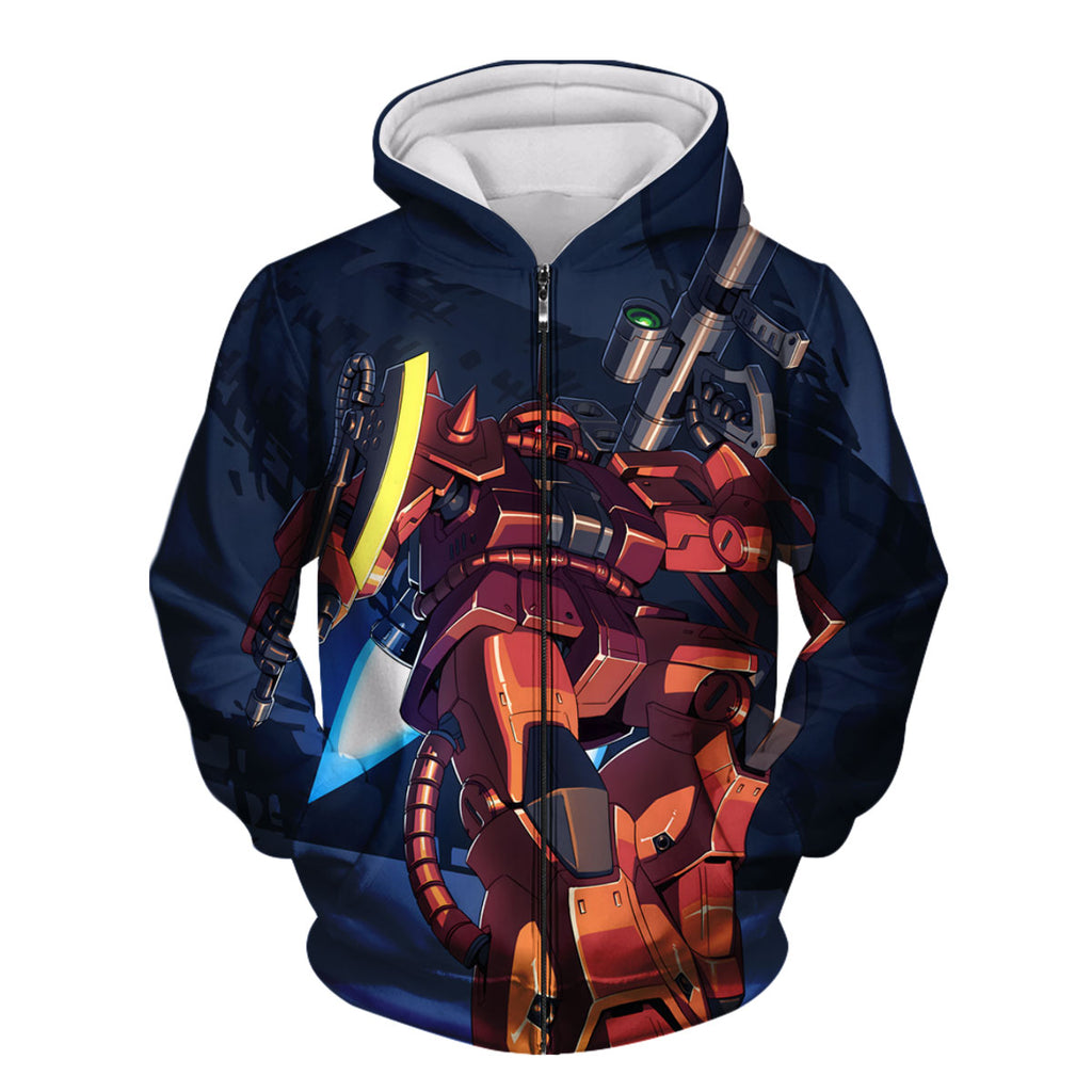 Gundam Zaku Falling From The Sky Anime Apparel