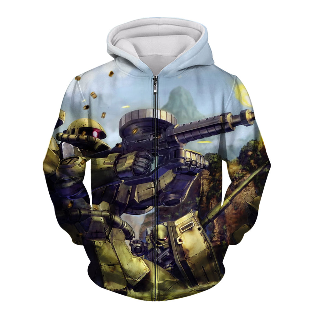 Gundam Zaku Raid Battle Anime Apparel