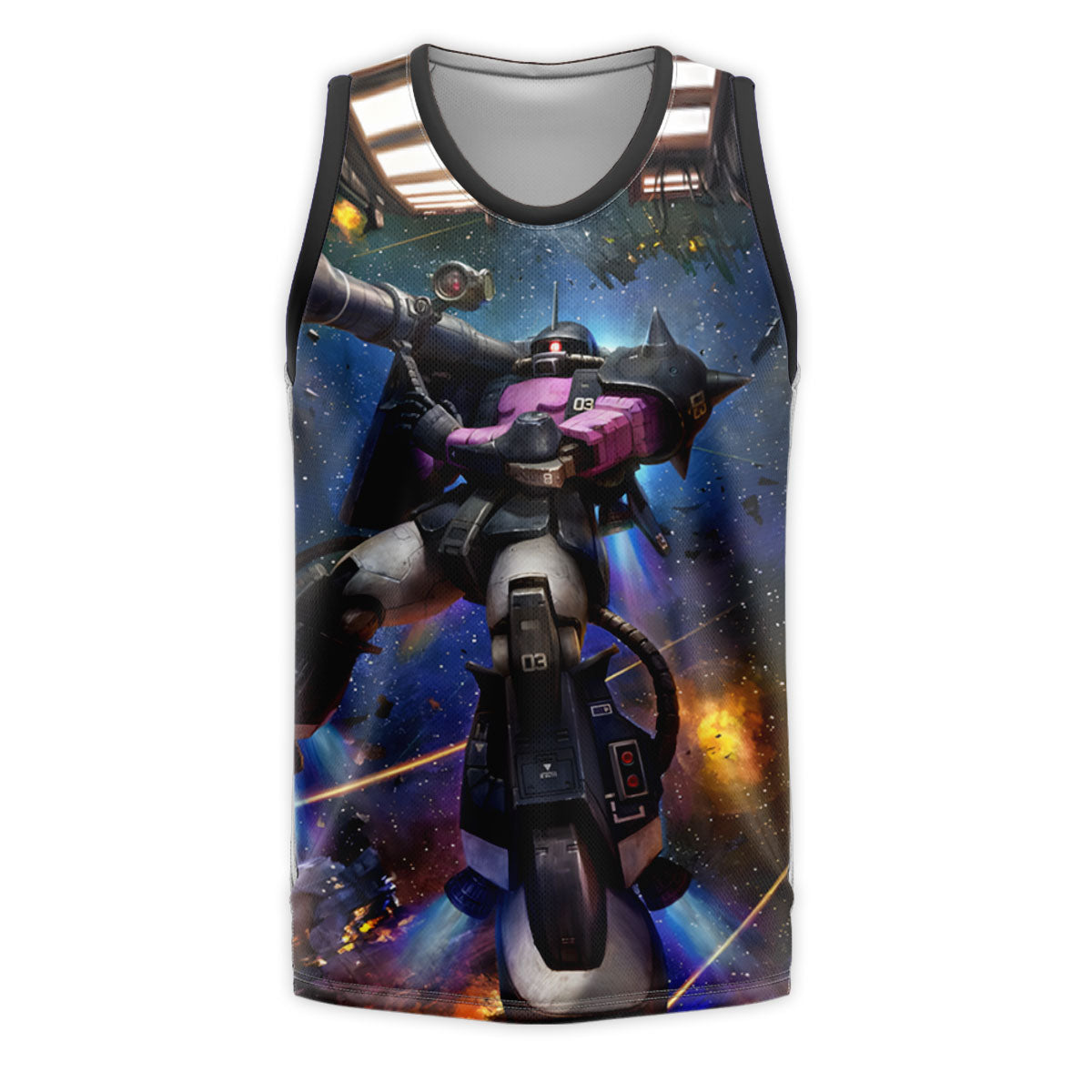 Gundam Zaku Space Battle Bazooka Anime Apparel