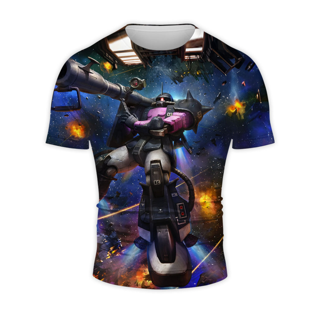 Gundam Zaku Space Battle Bazooka Anime Apparel