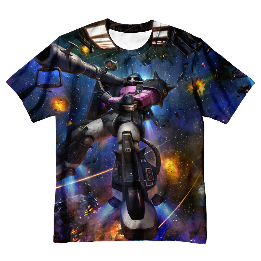 Gundam Zaku Space Battle Bazooka Anime Apparel