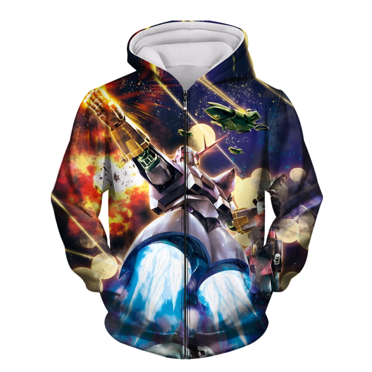 Gundam Zeon Msn 02 Attacking Anime Apparel