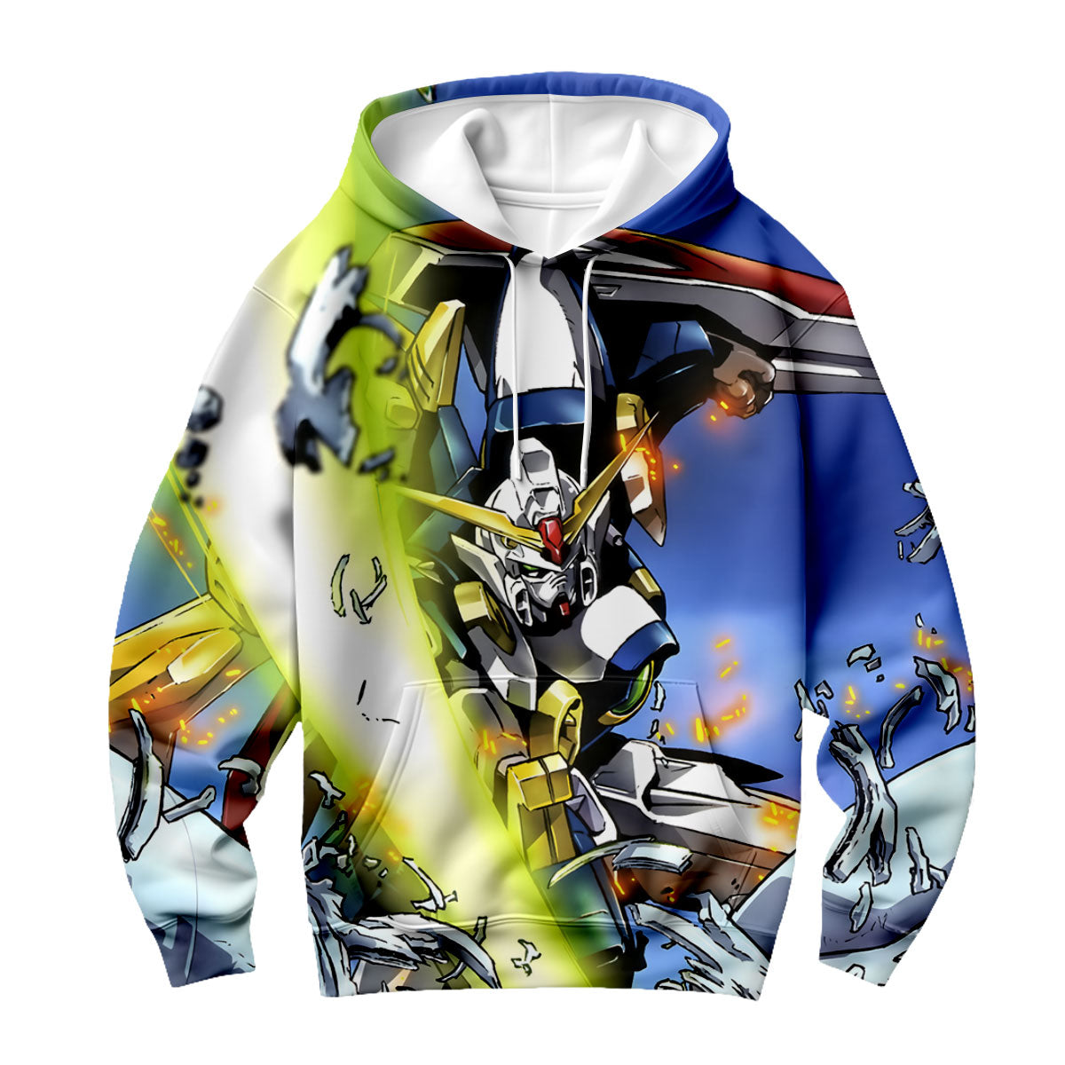 Gundam Zero Gundam Laser Sword Slashes Anime Apparel