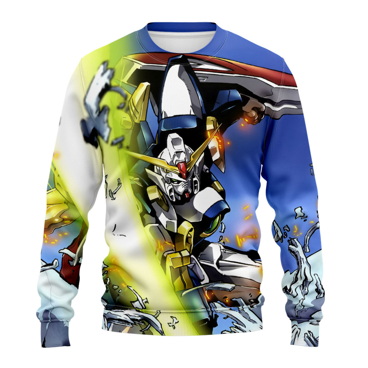 Gundam Zero Gundam Laser Sword Slashes Anime Apparel