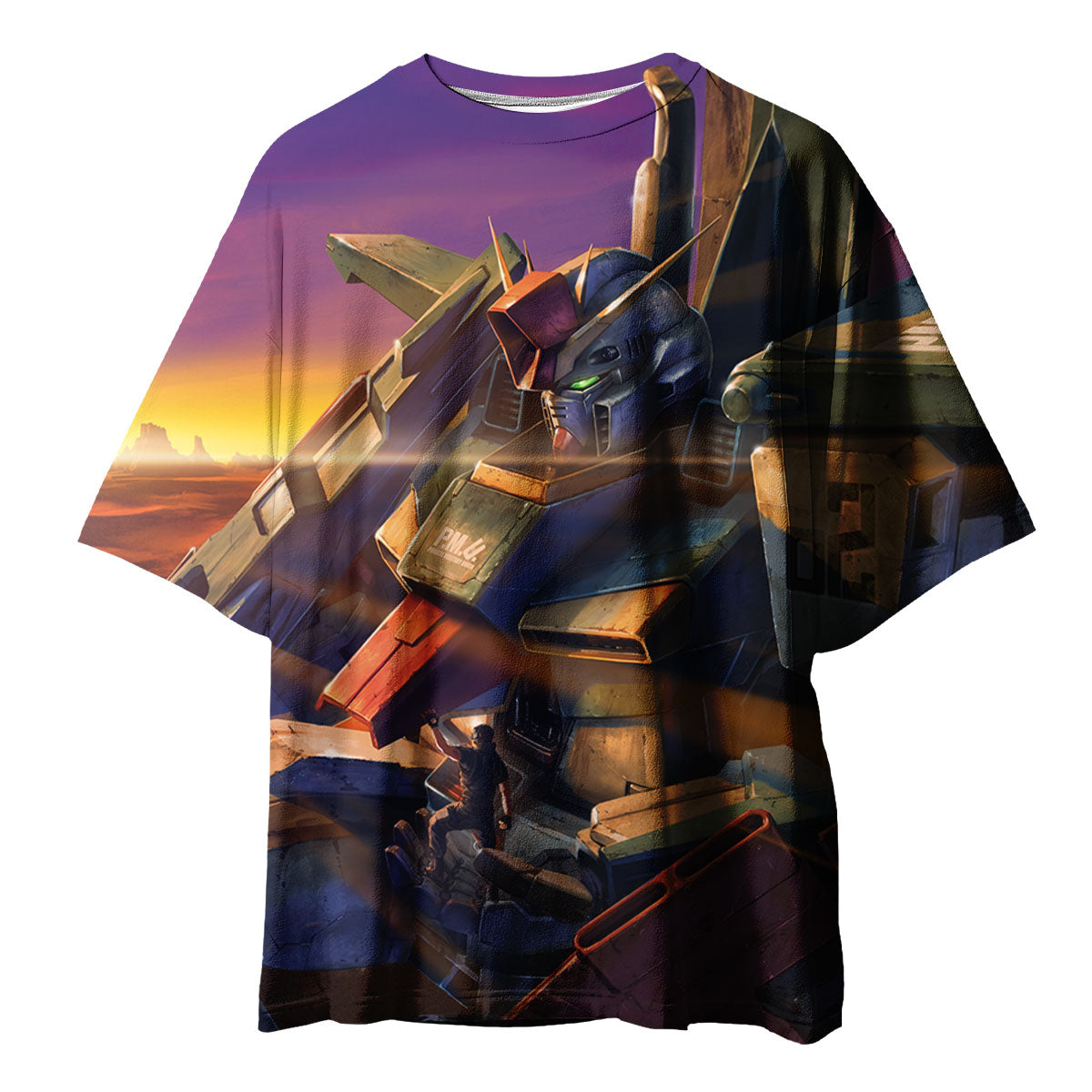 Gundam Zz Gundam Adjustment Illustration Anime Apparel