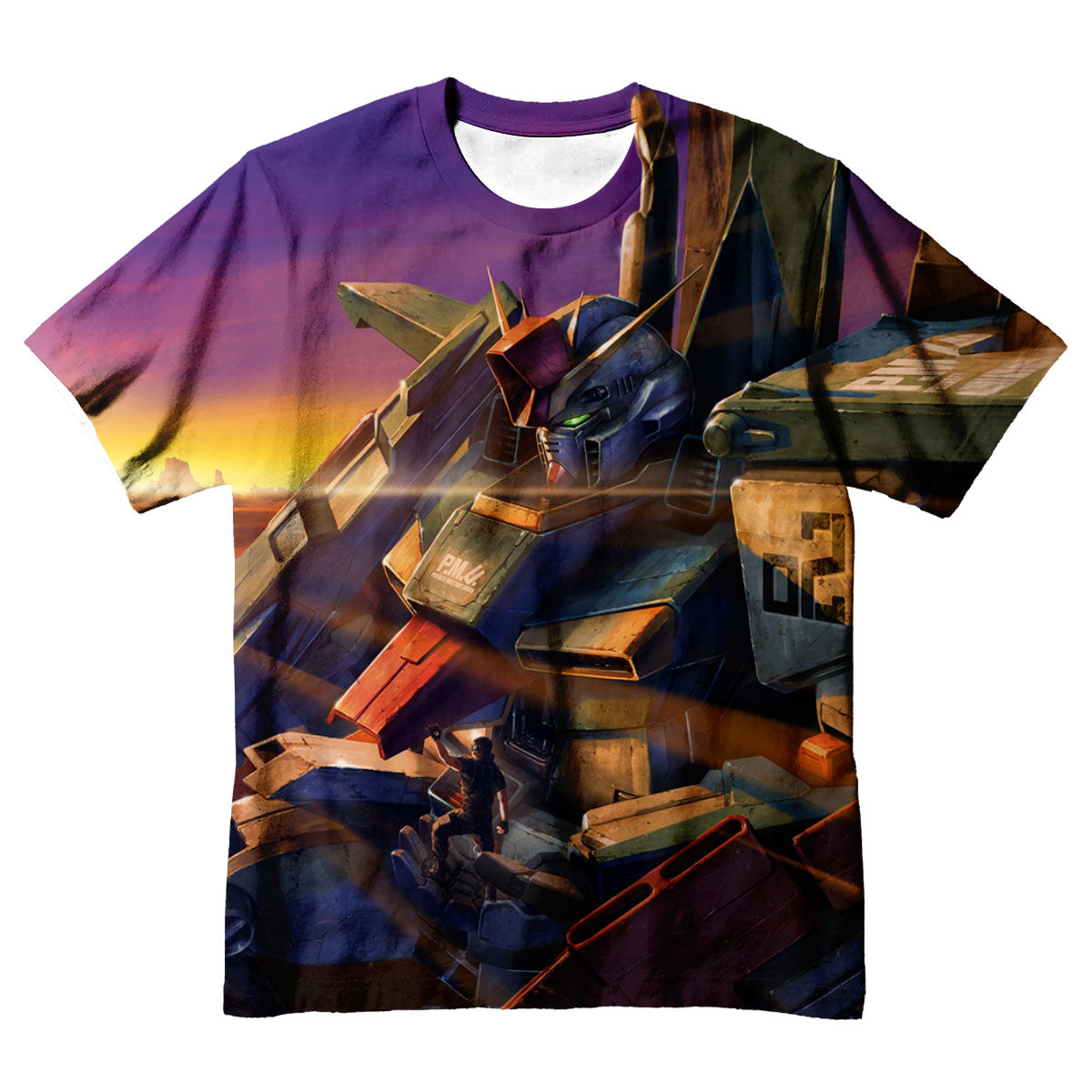 Gundam Zz Gundam Adjustment Illustration Anime Apparel