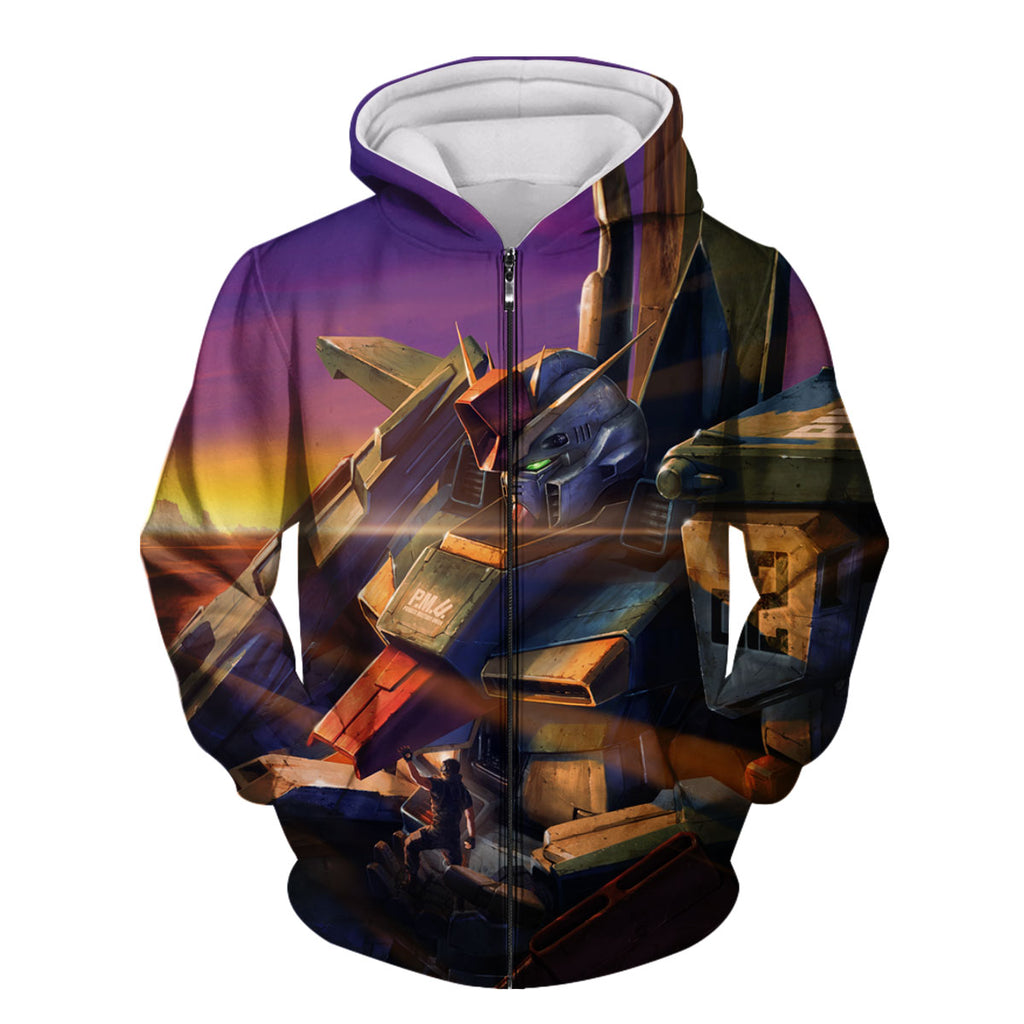 Gundam Zz Gundam Adjustment Illustration Anime Apparel