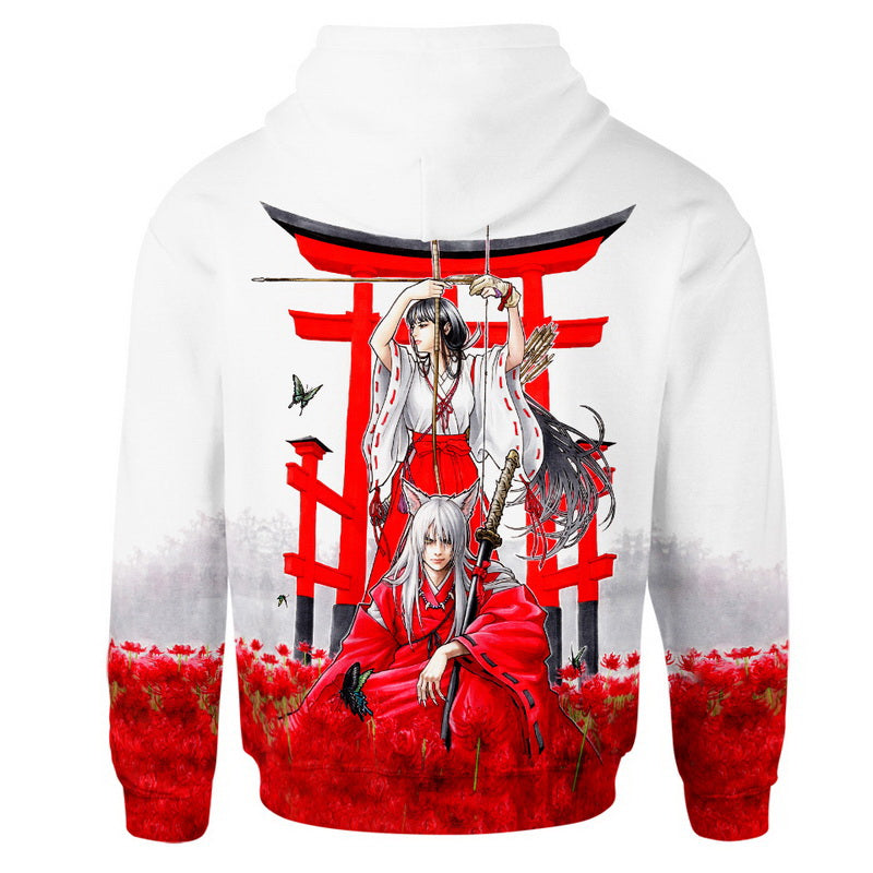 Inuyasha with Kikyo Hoodie / T-Shirt