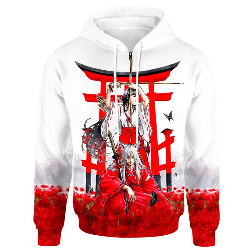 Inuyasha with Kikyo Hoodie / T-Shirt