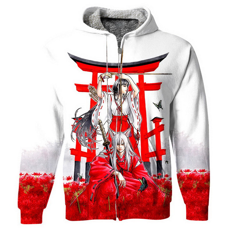 Inuyasha with Kikyo Hoodie / T-Shirt