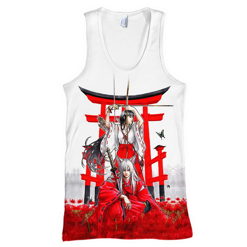 Inuyasha with Kikyo Hoodie / T-Shirt