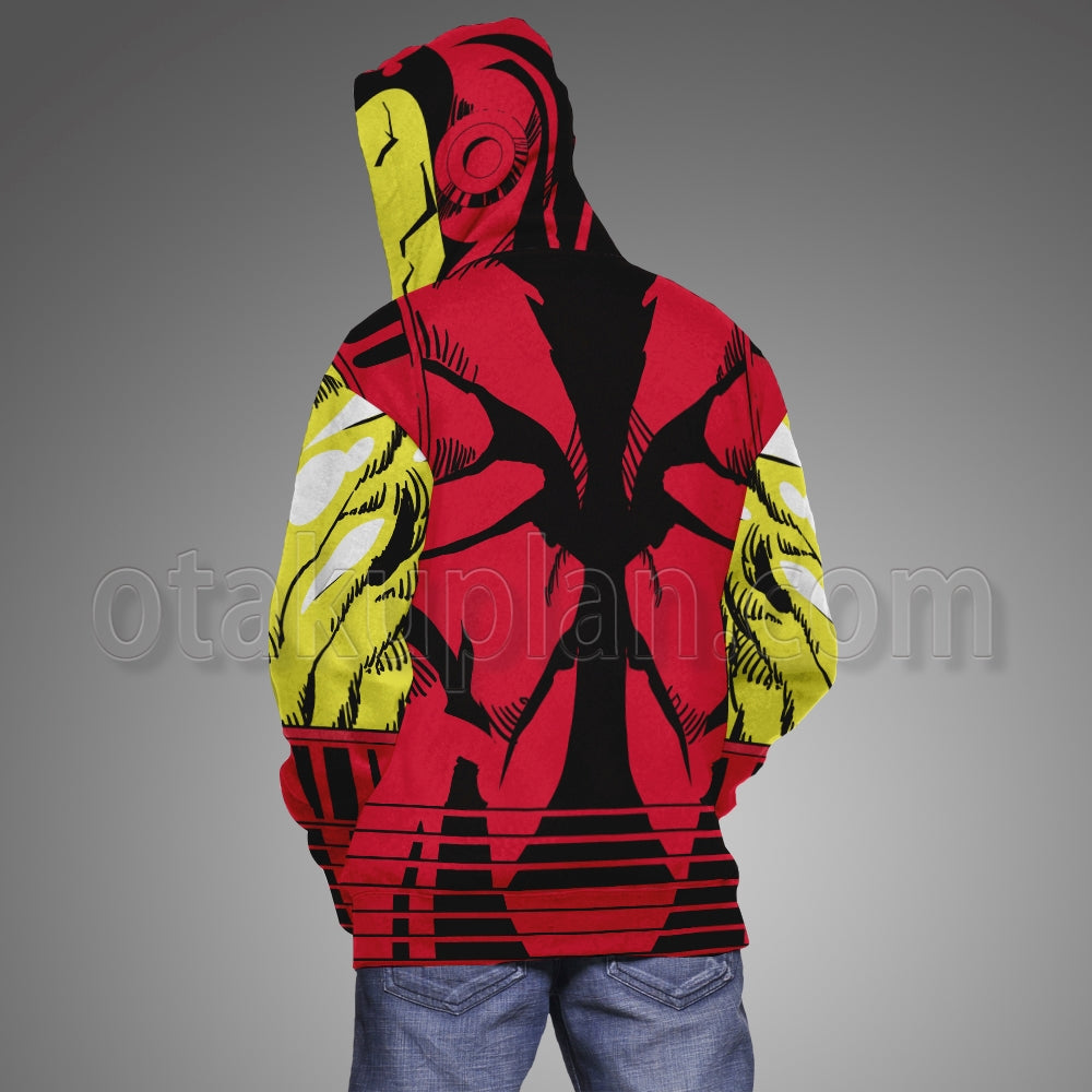 Iron Man Classic Comic Style Cosplay Hoodie