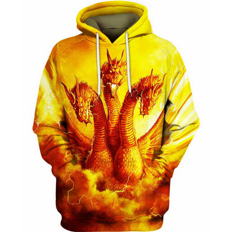 King Ghidorah Monster Hoodie / T-Shirt