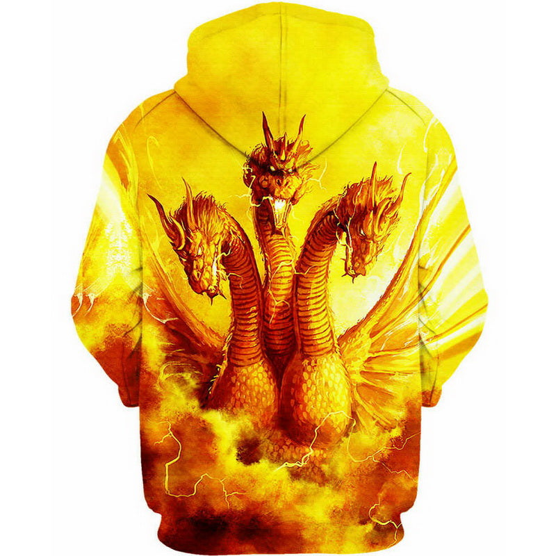 King Ghidorah Monster Hoodie / T-Shirt