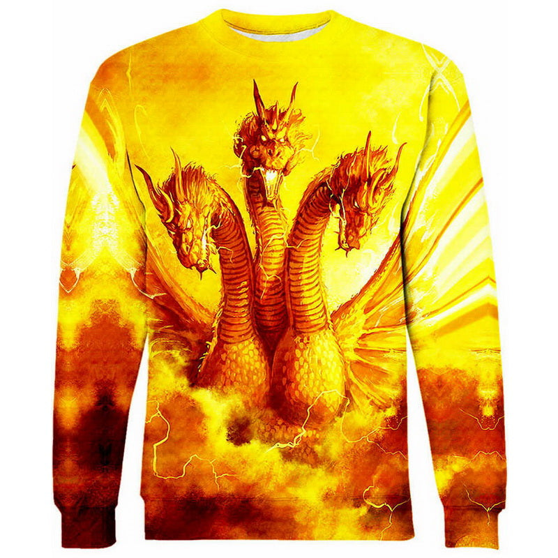 King Ghidorah Monster Hoodie / T-Shirt