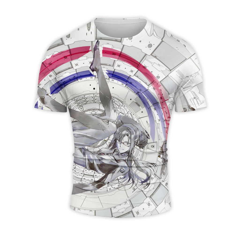 Makinami Floating In Circular Structure Anime Apparel