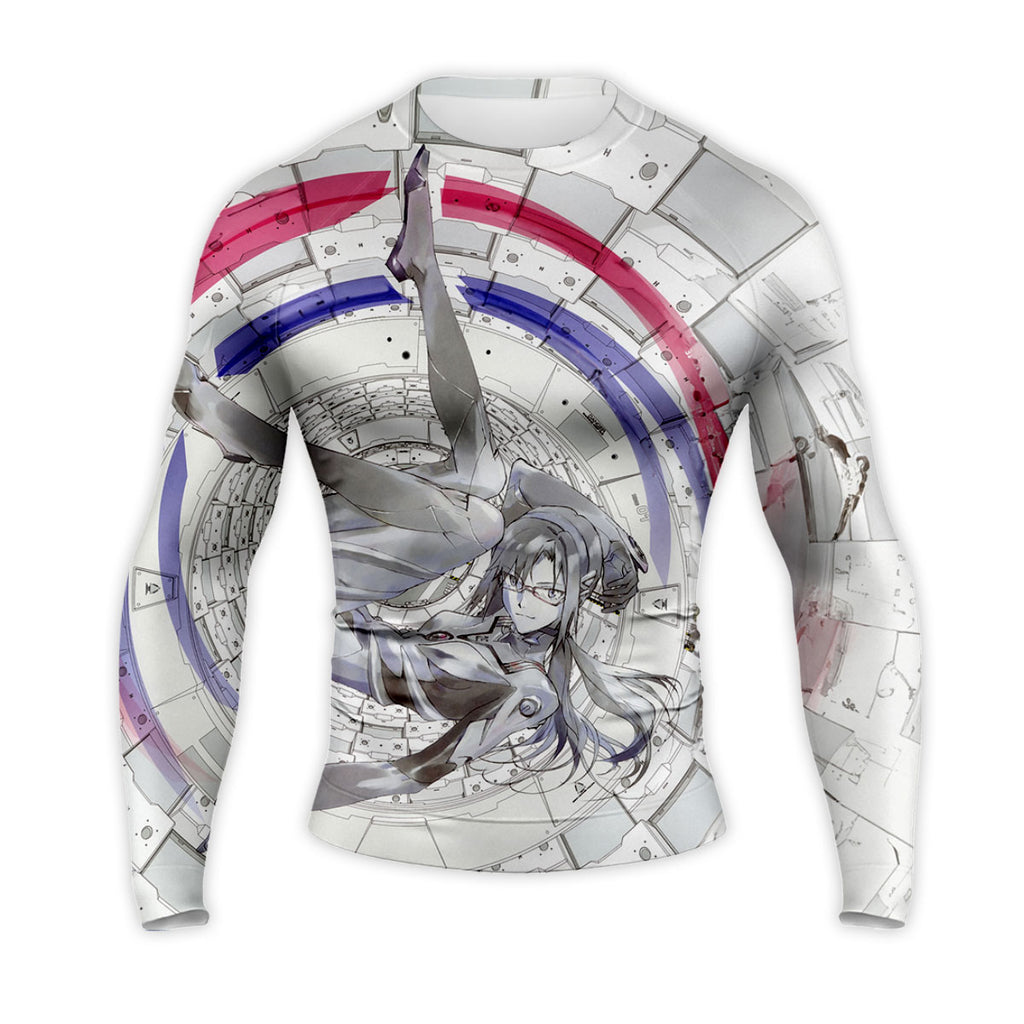 Makinami Floating In Circular Structure Anime Apparel