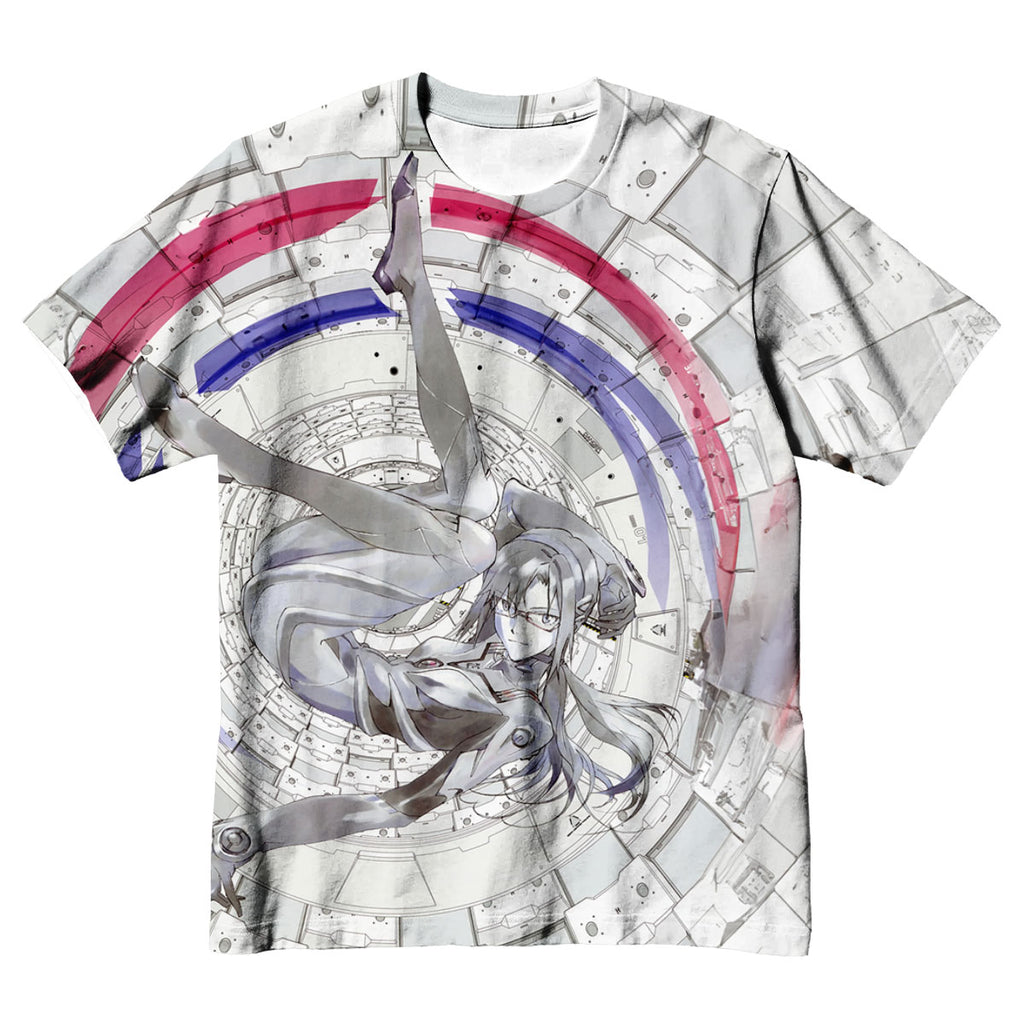 Makinami Floating In Circular Structure Anime Apparel