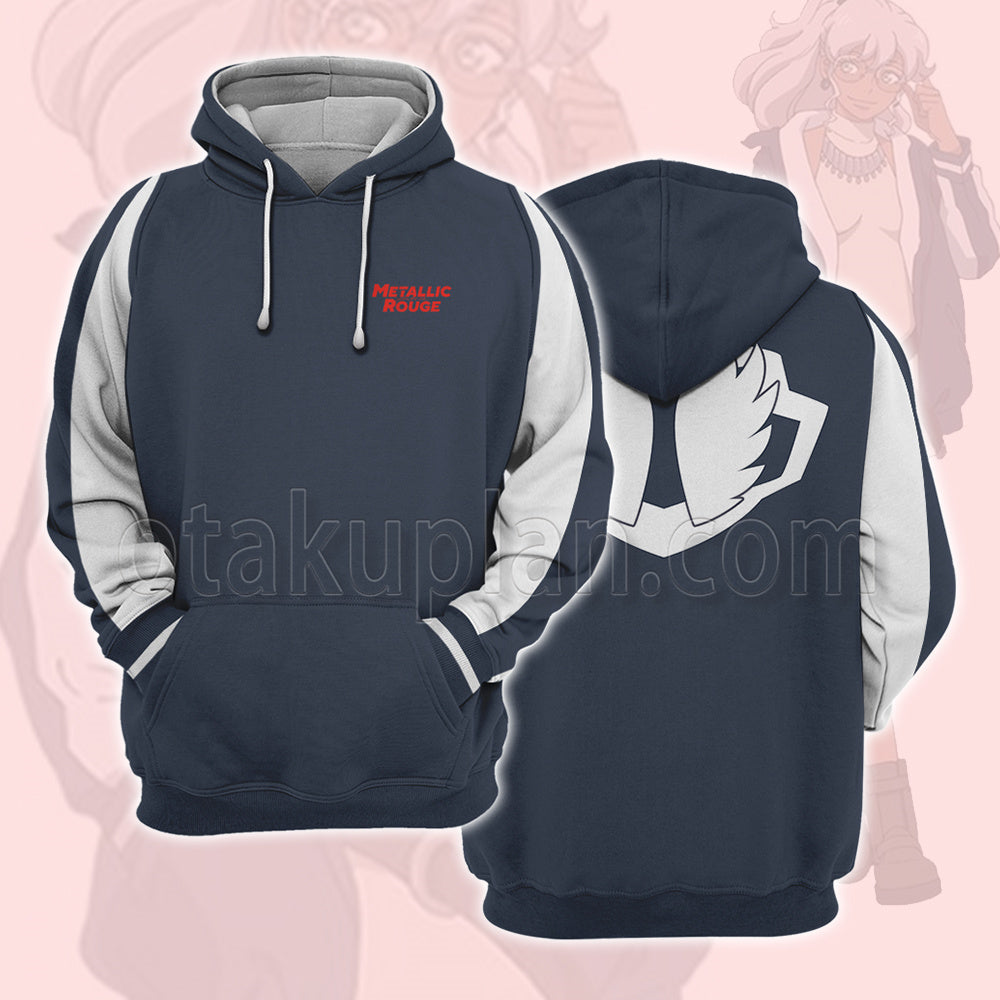 Metallic Rouge Naomi Ortmann Coat Cosplay Hoodie