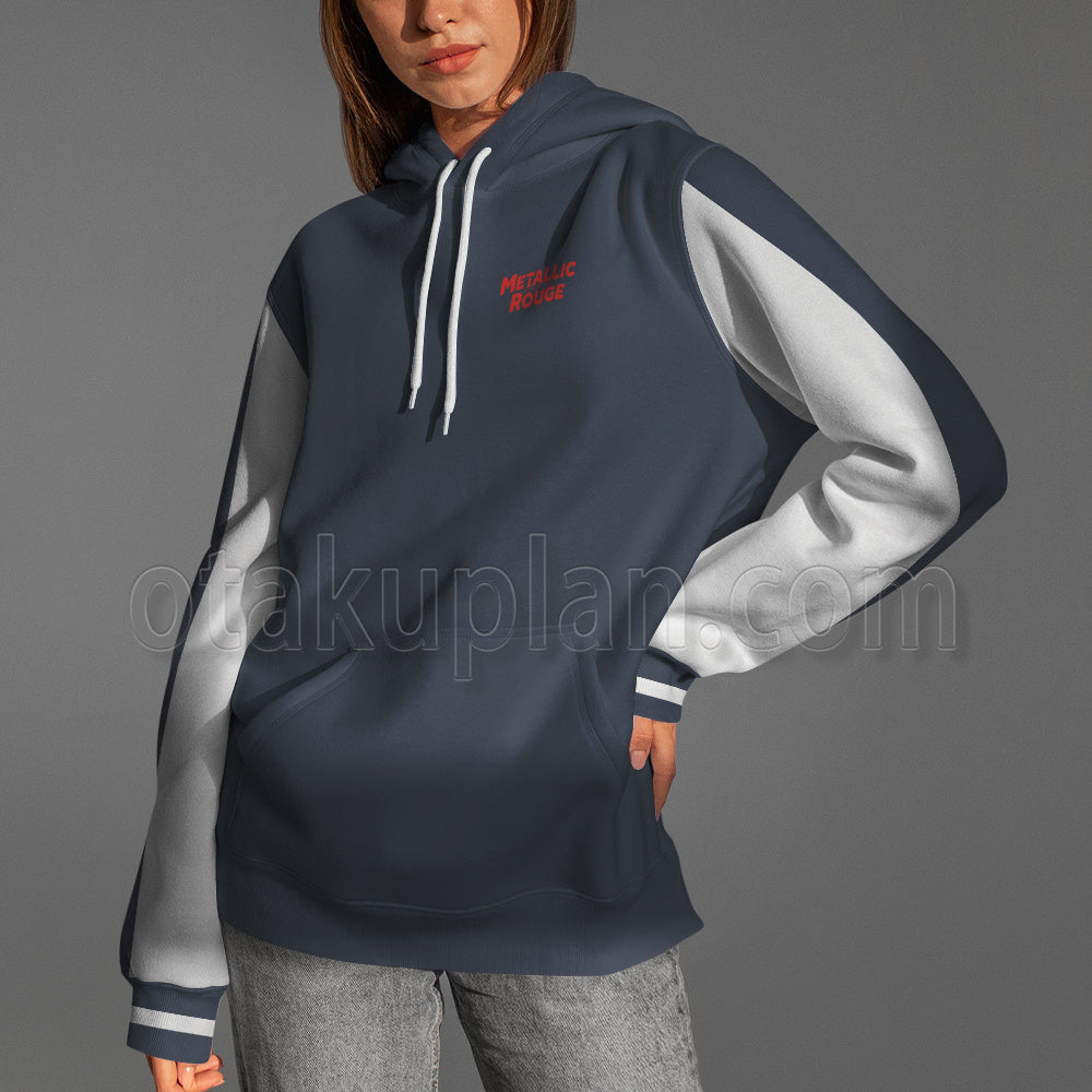 Metallic Rouge Naomi Ortmann Coat Cosplay Hoodie