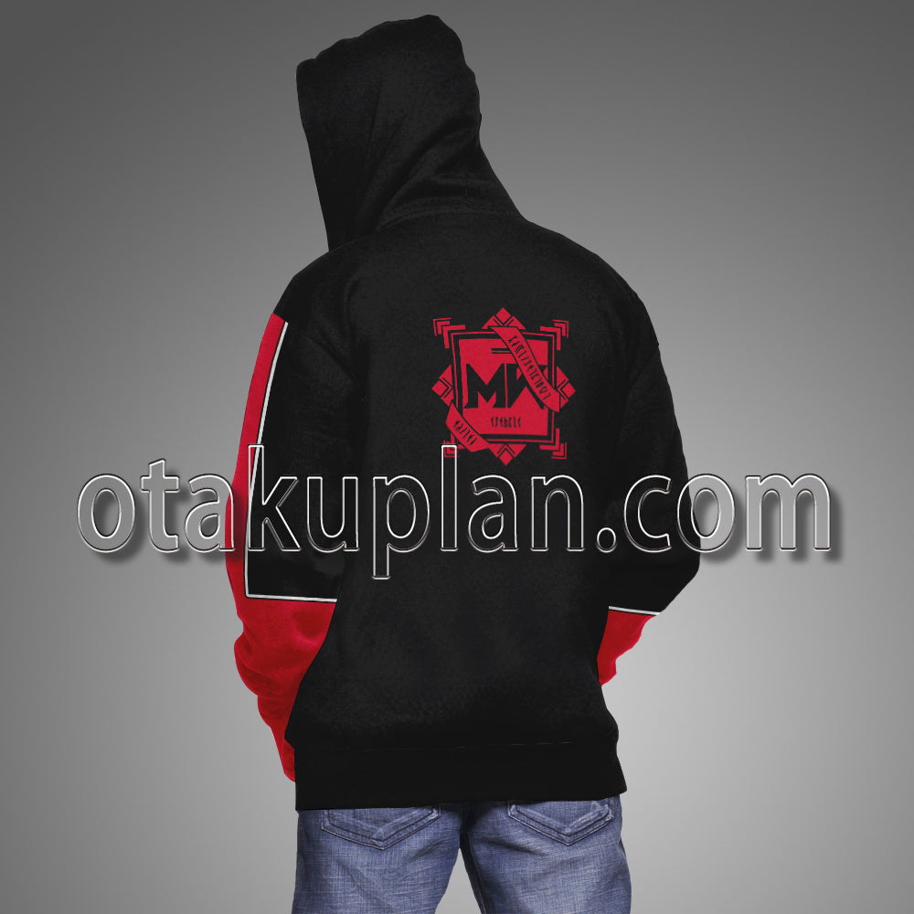 MILGRAM Fuuta Kajiyama Black Red Hoodie Cosplay Hoodie