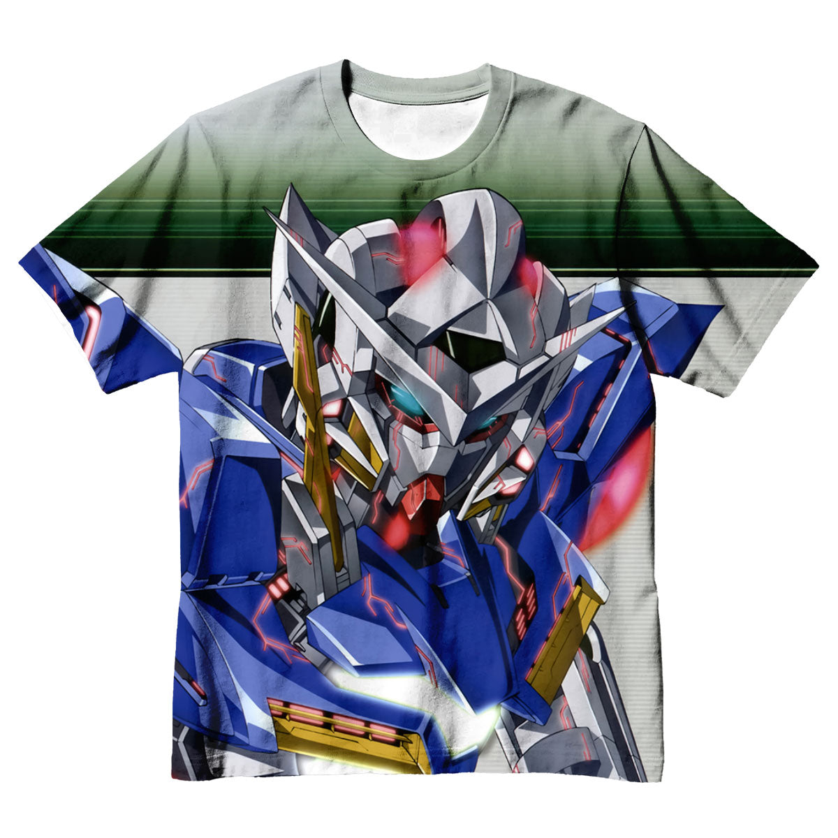 Mobile Suit Gundam 00 Seven Sword In Action Anime Apparel