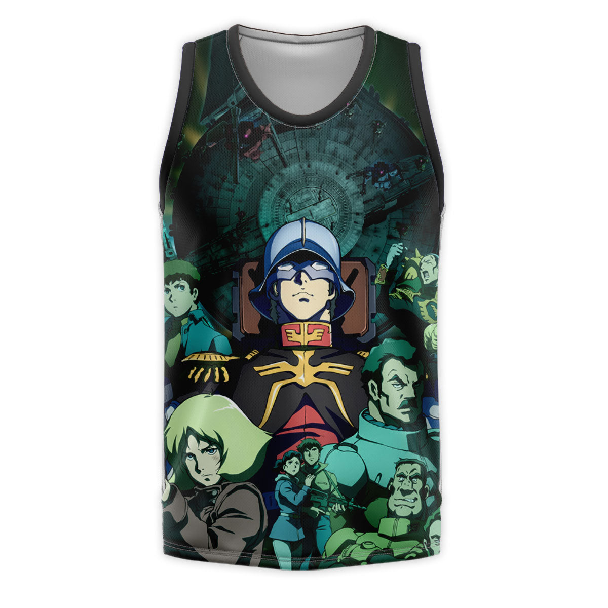 Mobile Suit Gundam Char Aznable Characters With Zeon Forces Anime Apparel