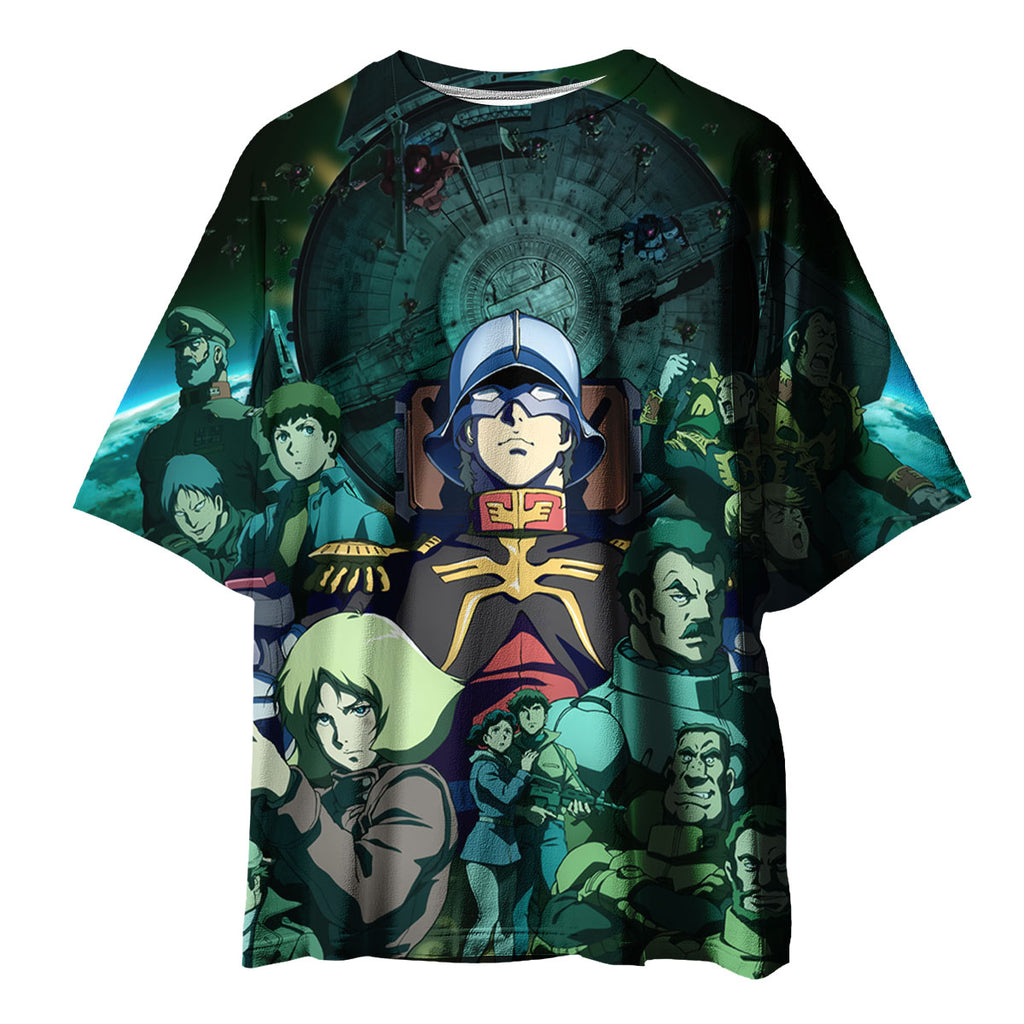 Mobile Suit Gundam Char Aznable Characters With Zeon Forces Anime Apparel