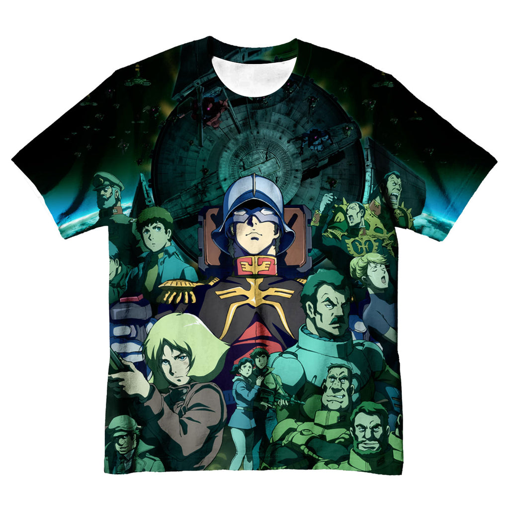 Mobile Suit Gundam Char Aznable Characters With Zeon Forces Anime Apparel