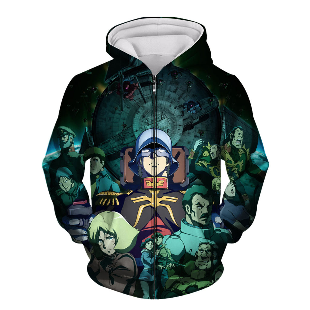 Mobile Suit Gundam Char Aznable Characters With Zeon Forces Anime Apparel